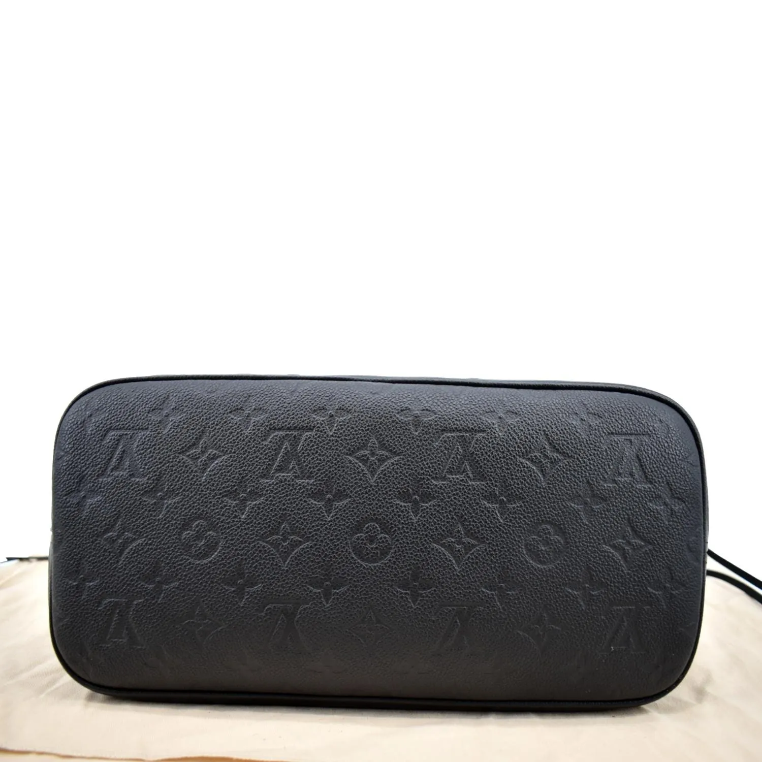 LOUIS VUITTON  Neverfull MM Monogram Empreinte Tote Bag Black