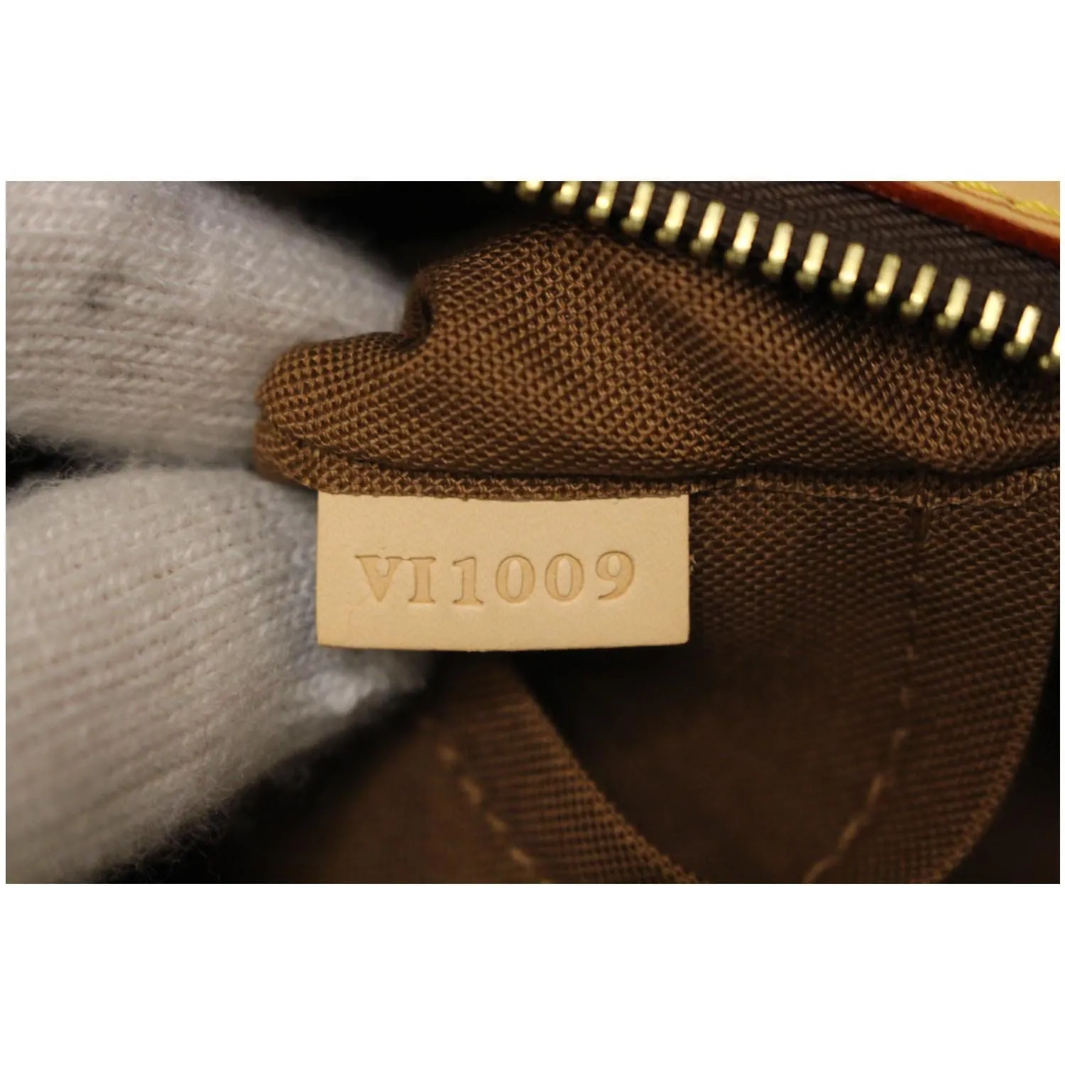 LOUIS VUITTON Odeon MM Monogram Canvas Shoulder Bag Brown