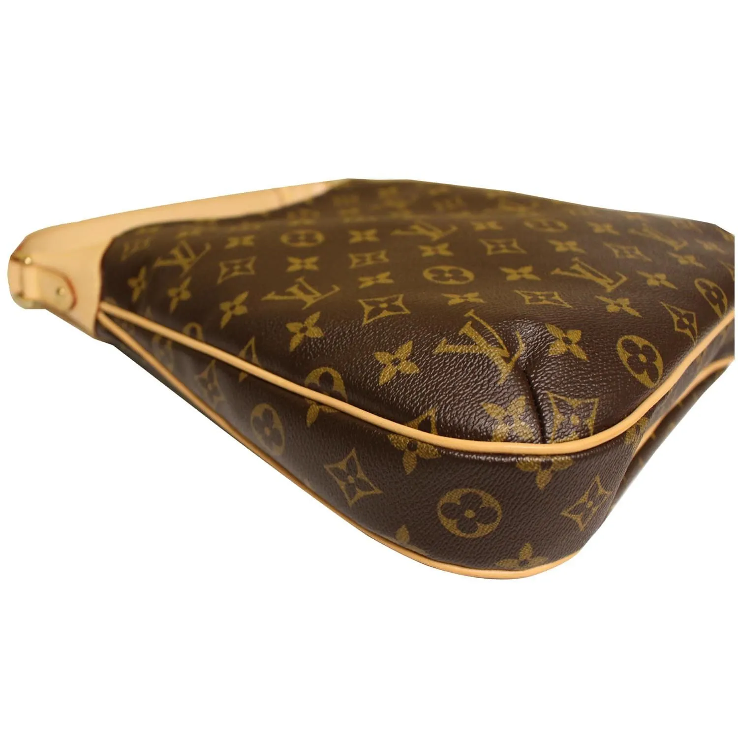 LOUIS VUITTON Odeon MM Monogram Canvas Shoulder Bag Brown