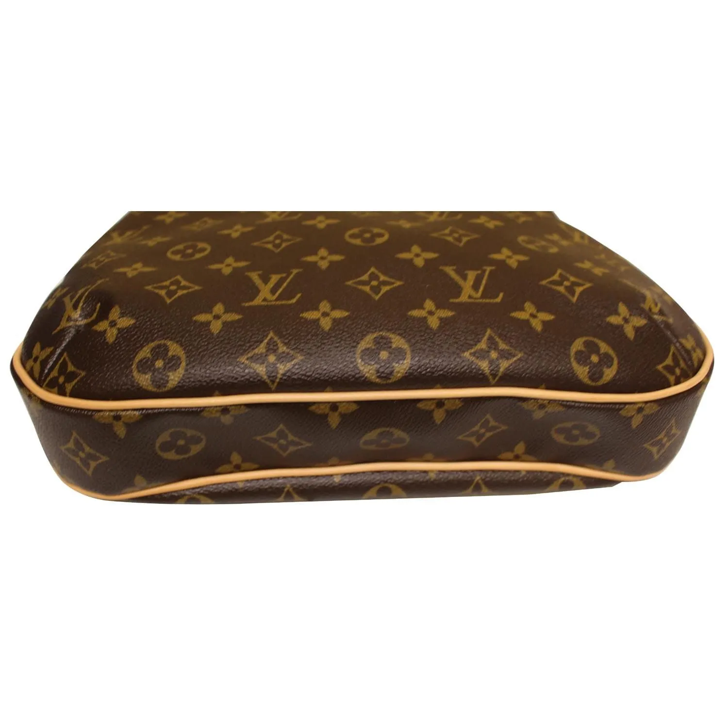 LOUIS VUITTON Odeon MM Monogram Canvas Shoulder Bag Brown
