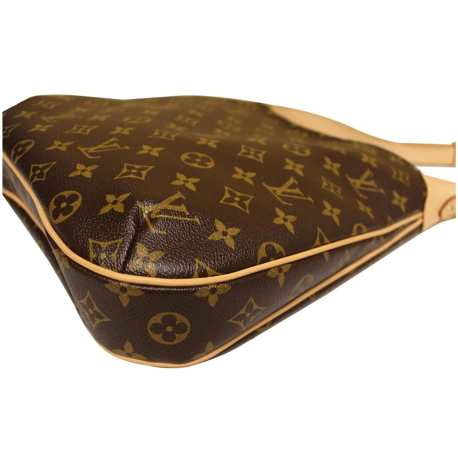 LOUIS VUITTON Odeon MM Monogram Canvas Shoulder Bag Brown
