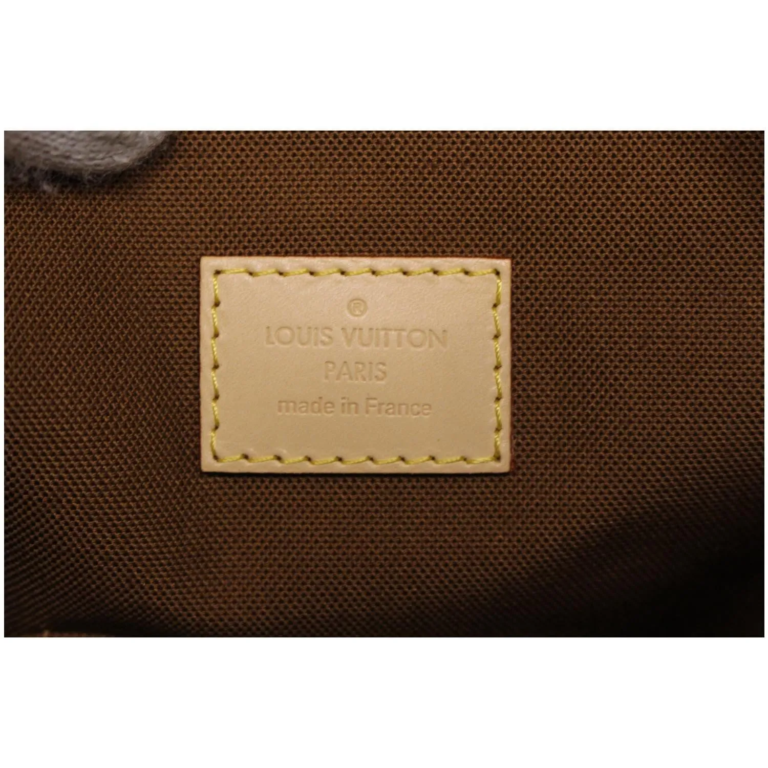 LOUIS VUITTON Odeon MM Monogram Canvas Shoulder Bag Brown
