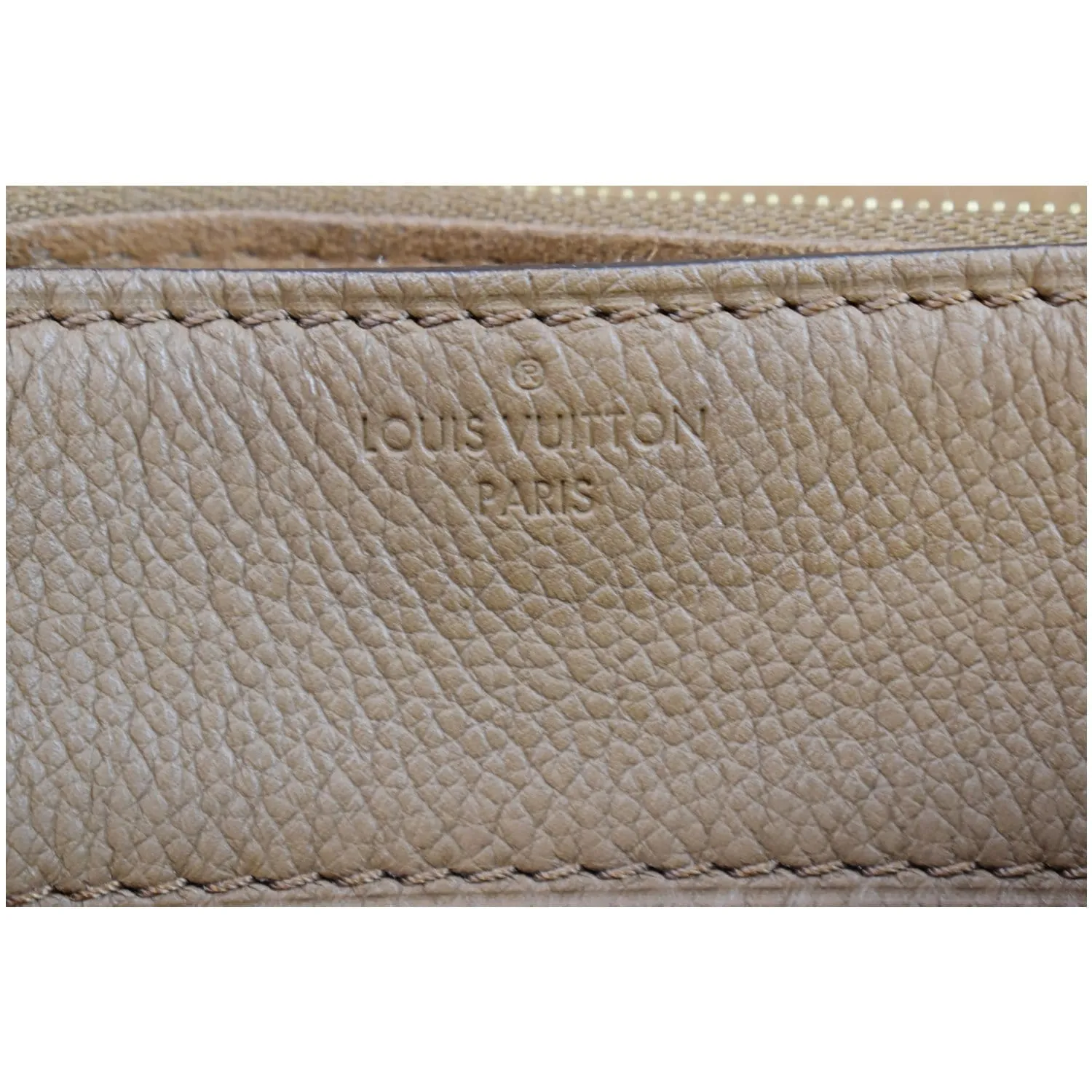 LOUIS VUITTON Pallas Chain Monogram Canvas Crossbody Bag Brown