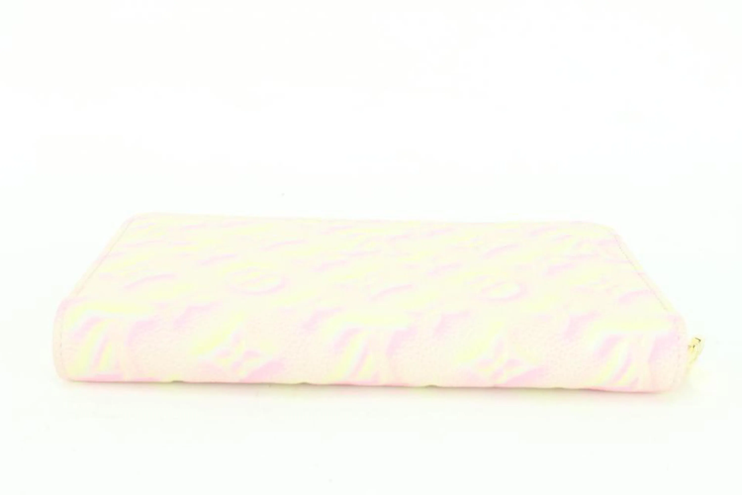 Louis Vuitton Pink Leather Monogram Empreinte Stardust Long Zippy Wallet 91lk68s