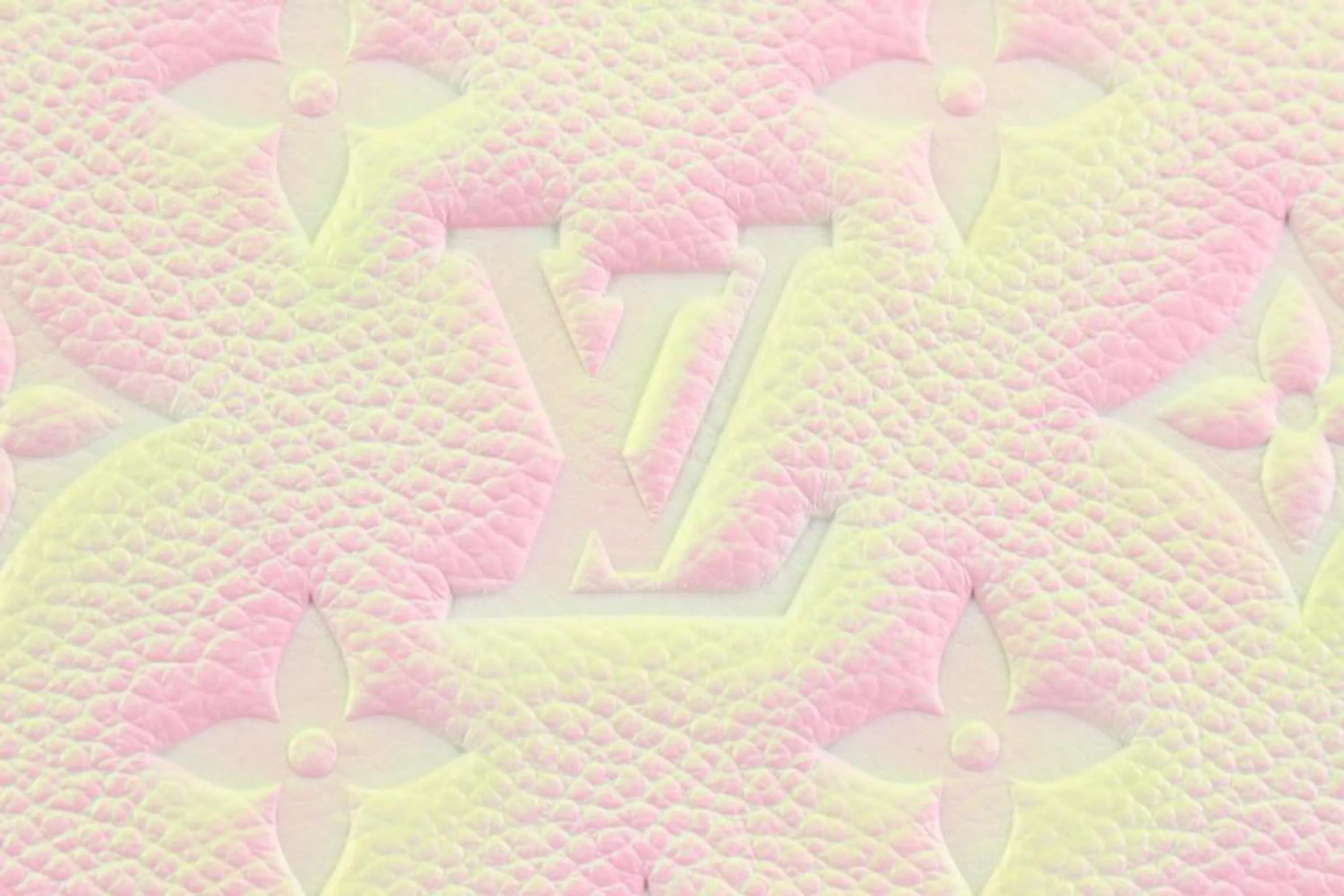 Louis Vuitton Pink Leather Monogram Empreinte Stardust Long Zippy Wallet 91lk68s