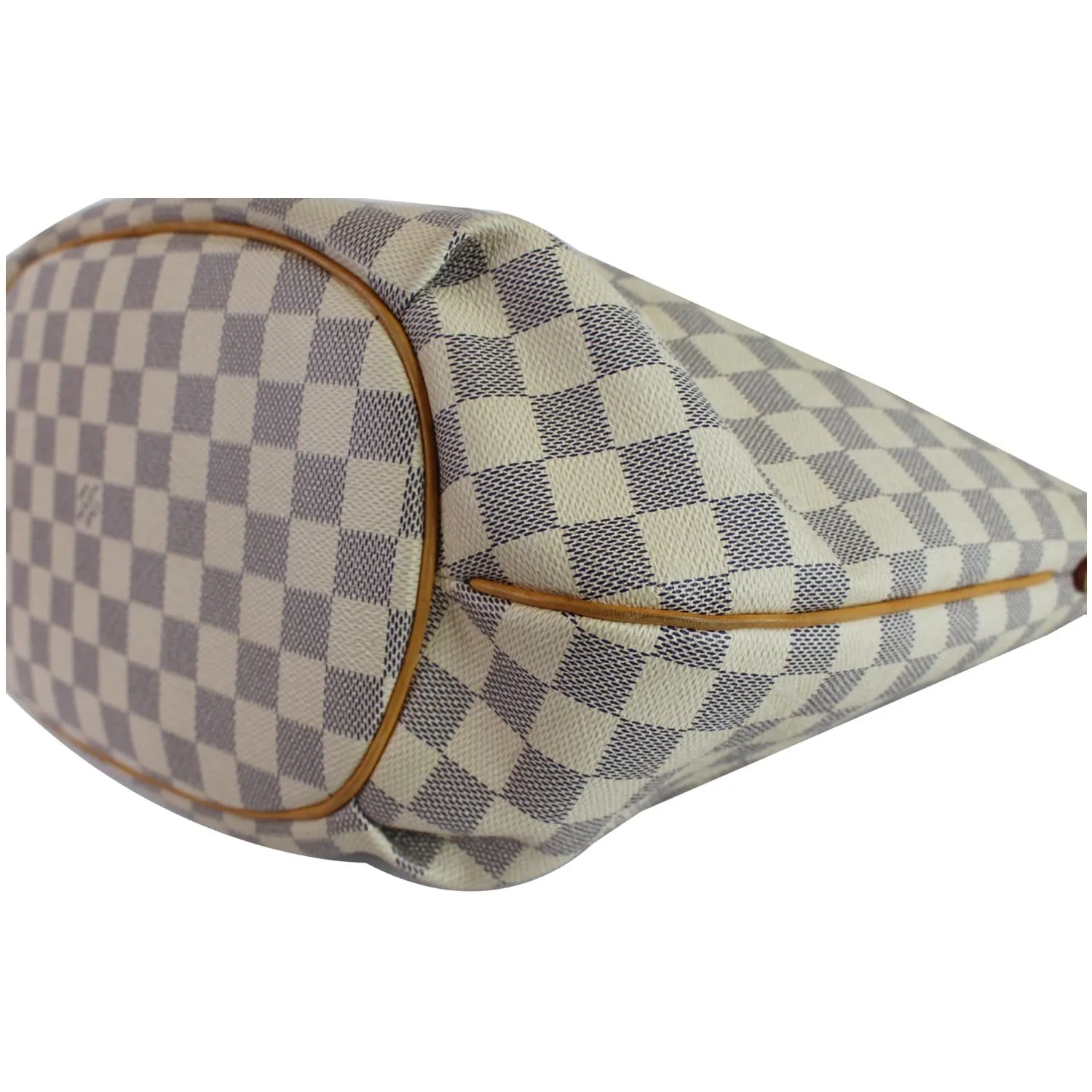 LOUIS VUITTON Riviera MM Dameir Azur Shoulder Bag White