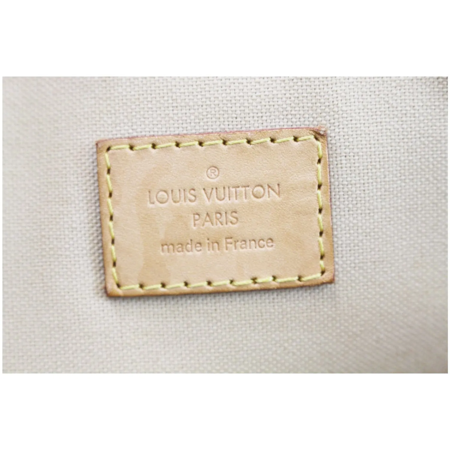 LOUIS VUITTON Riviera MM Dameir Azur Shoulder Bag White