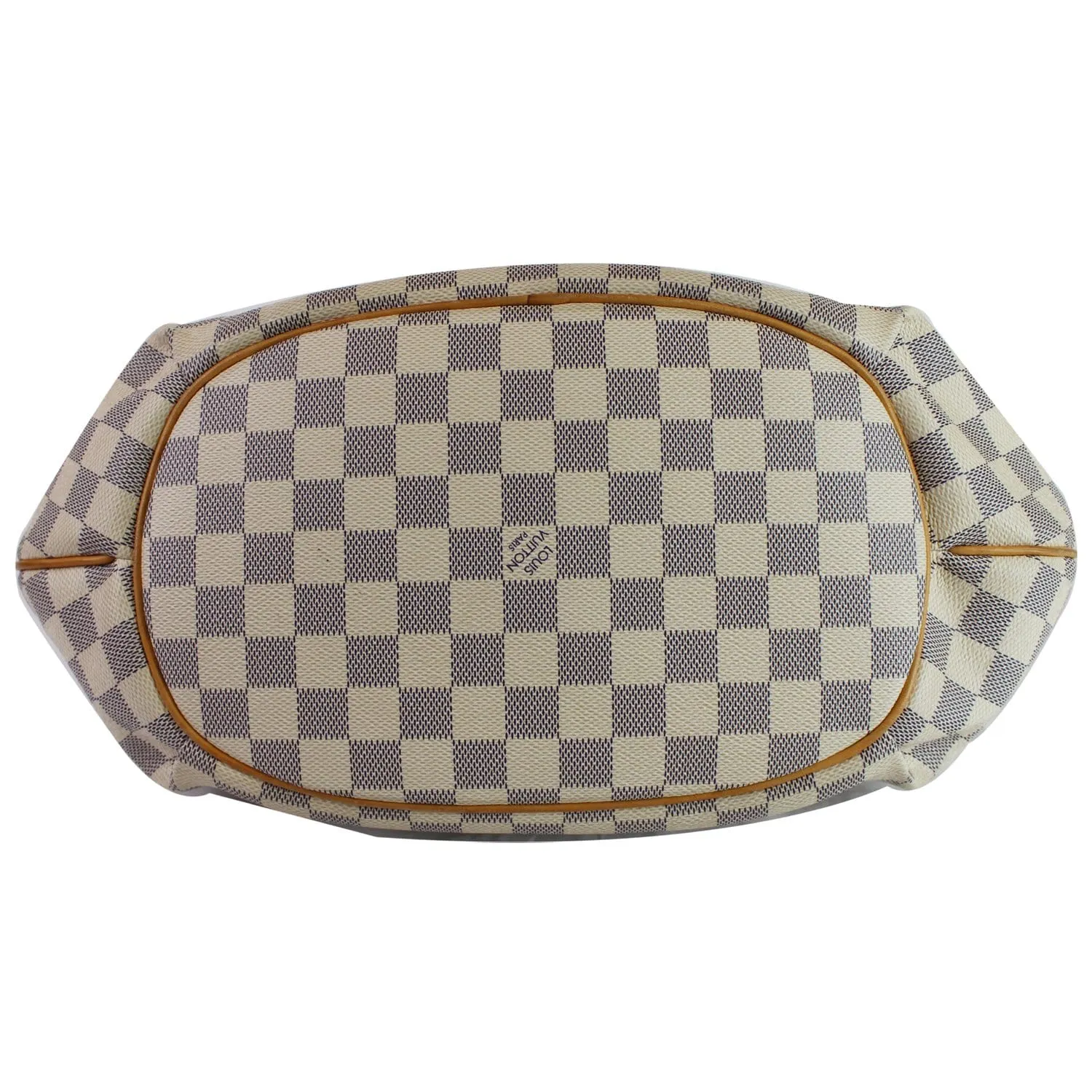 LOUIS VUITTON Riviera MM Dameir Azur Shoulder Bag White