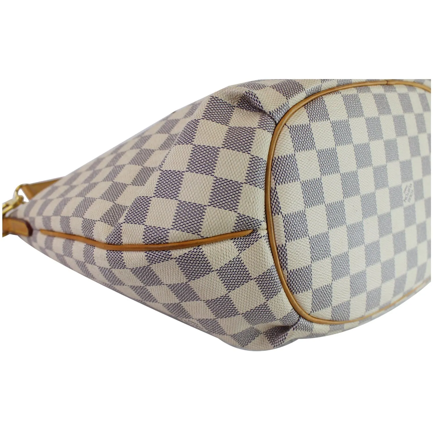 LOUIS VUITTON Riviera MM Dameir Azur Shoulder Bag White