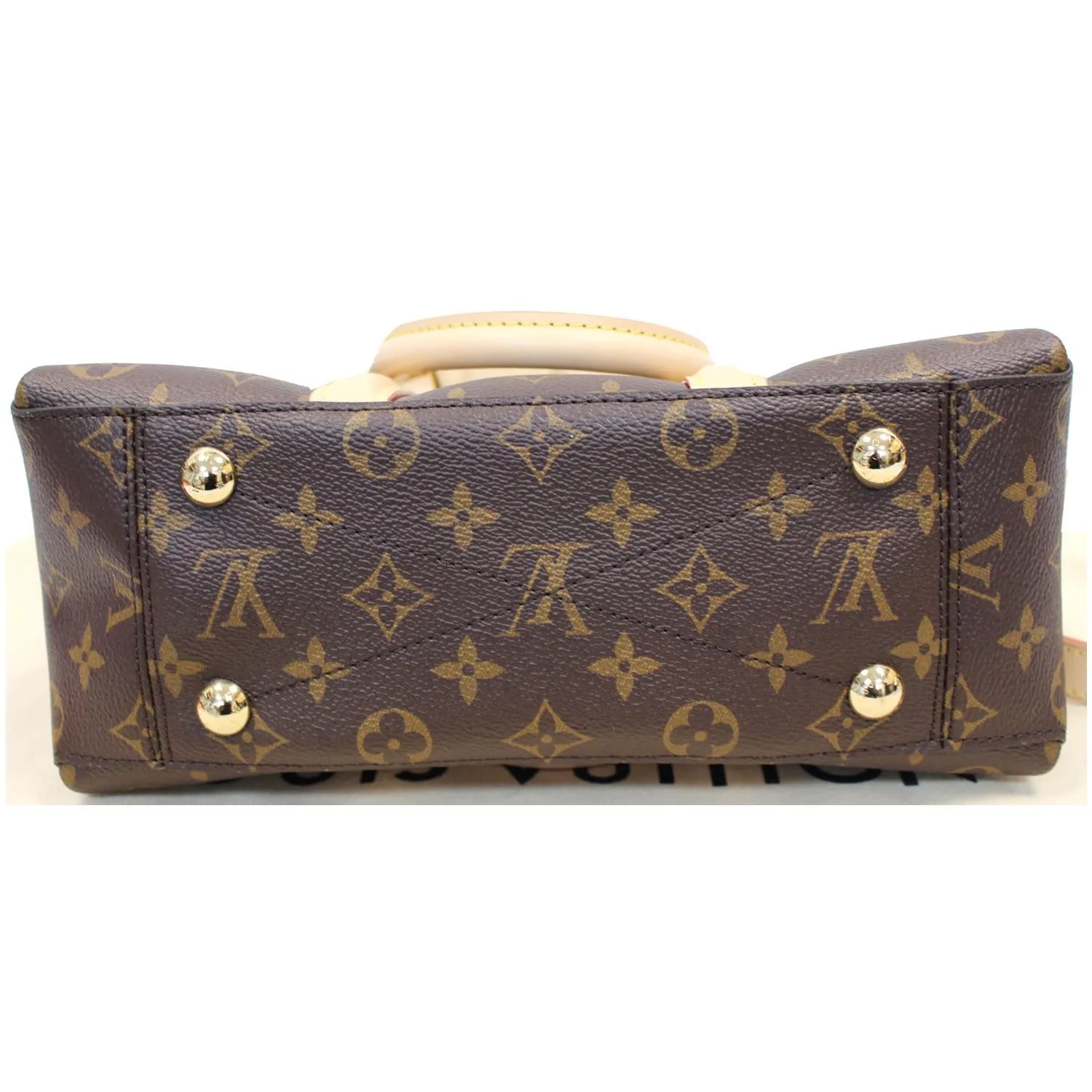 LOUIS VUITTON Soufflot BB Monogram Canvas Shoulder Bag Brown