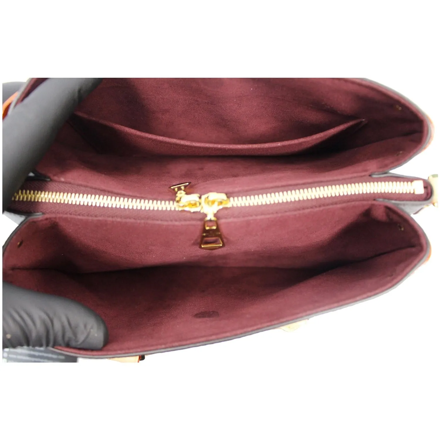 LOUIS VUITTON Soufflot BB Monogram Canvas Shoulder Bag Brown