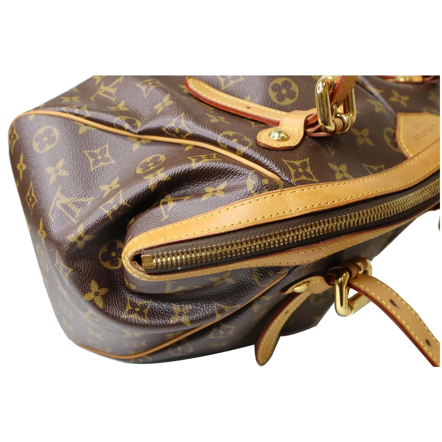 LOUIS VUITTON Tivoli GM Monogram Canvas Shoulder Bag Brown