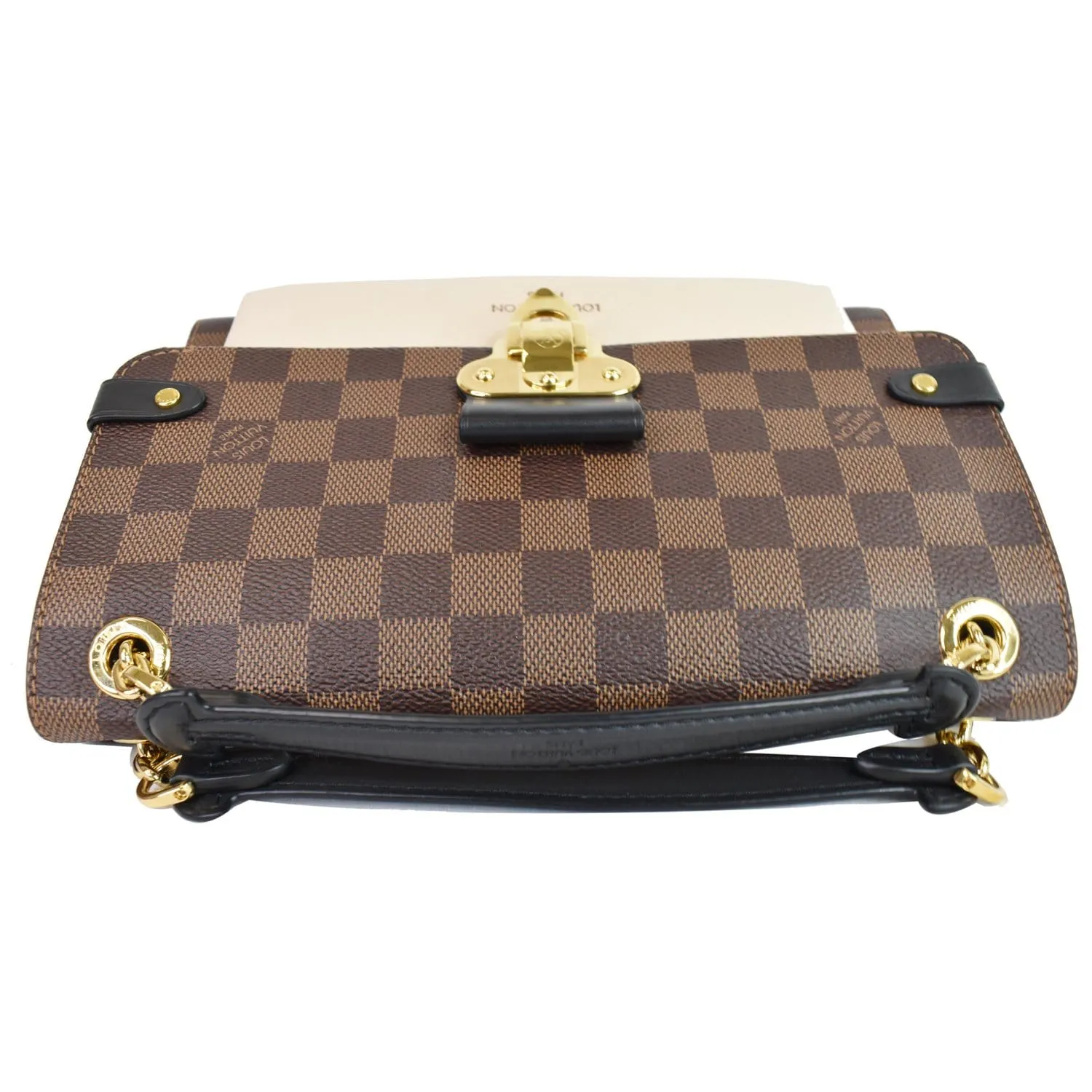 LOUIS VUITTON Vavin PM Damier Ebene Shoulder Bag Brown