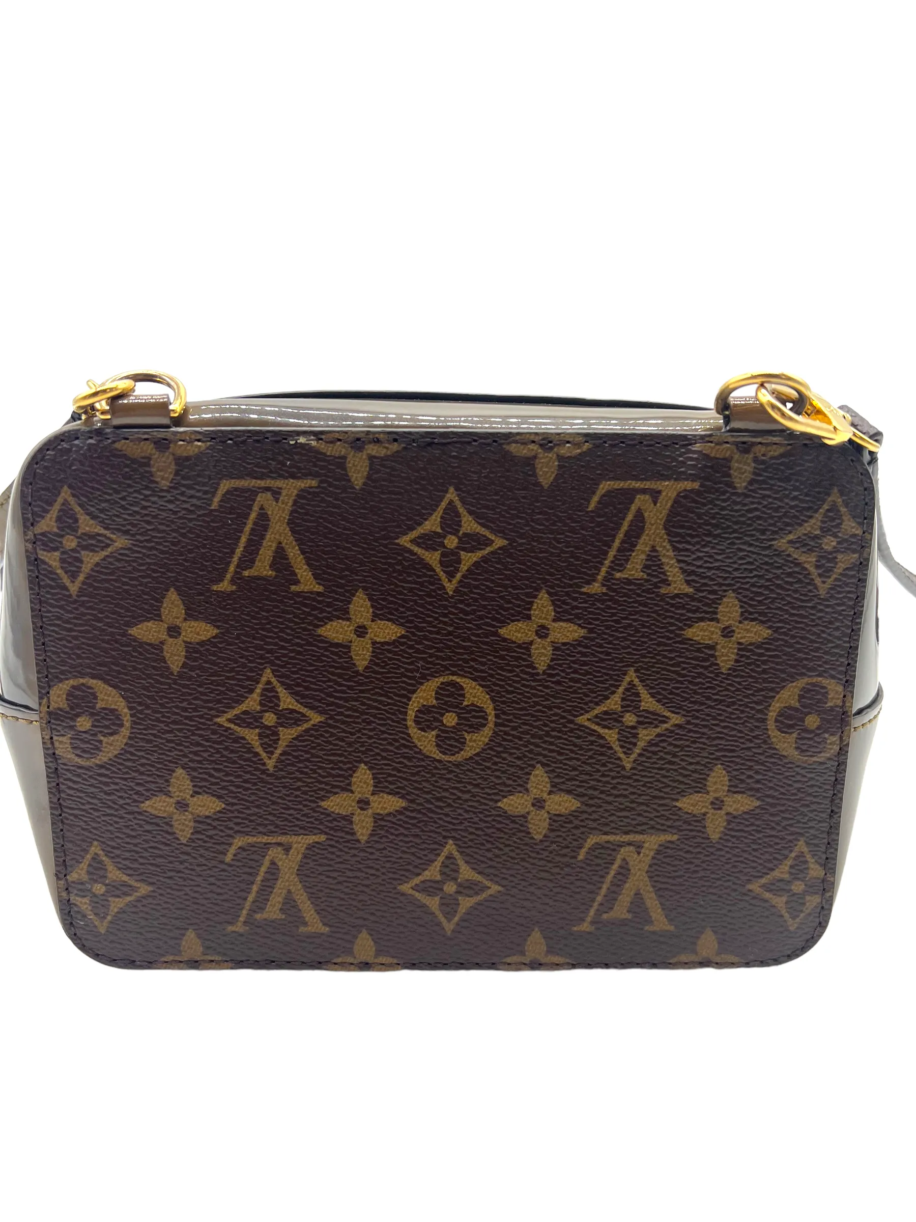 Louis Vuitton Vert Bronze Vernis Monogram Hot Springs Backpack Handbag