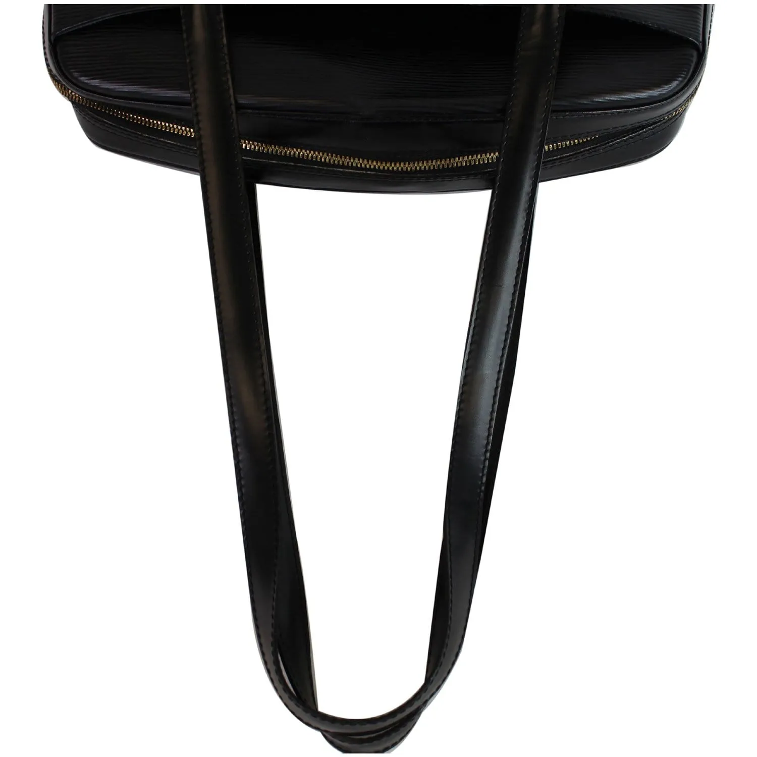 LOUIS VUITTON Voltaire Black Epi Leather Shoulder Bag Black