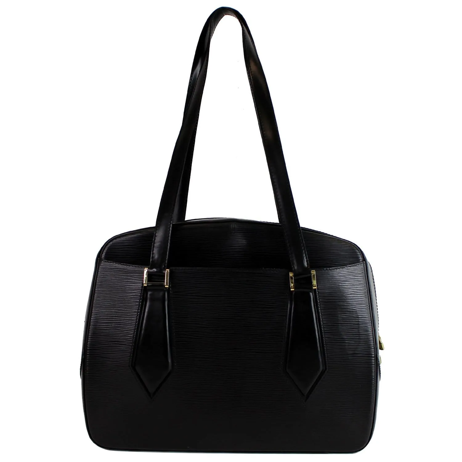 LOUIS VUITTON Voltaire Black Epi Leather Shoulder Bag Black