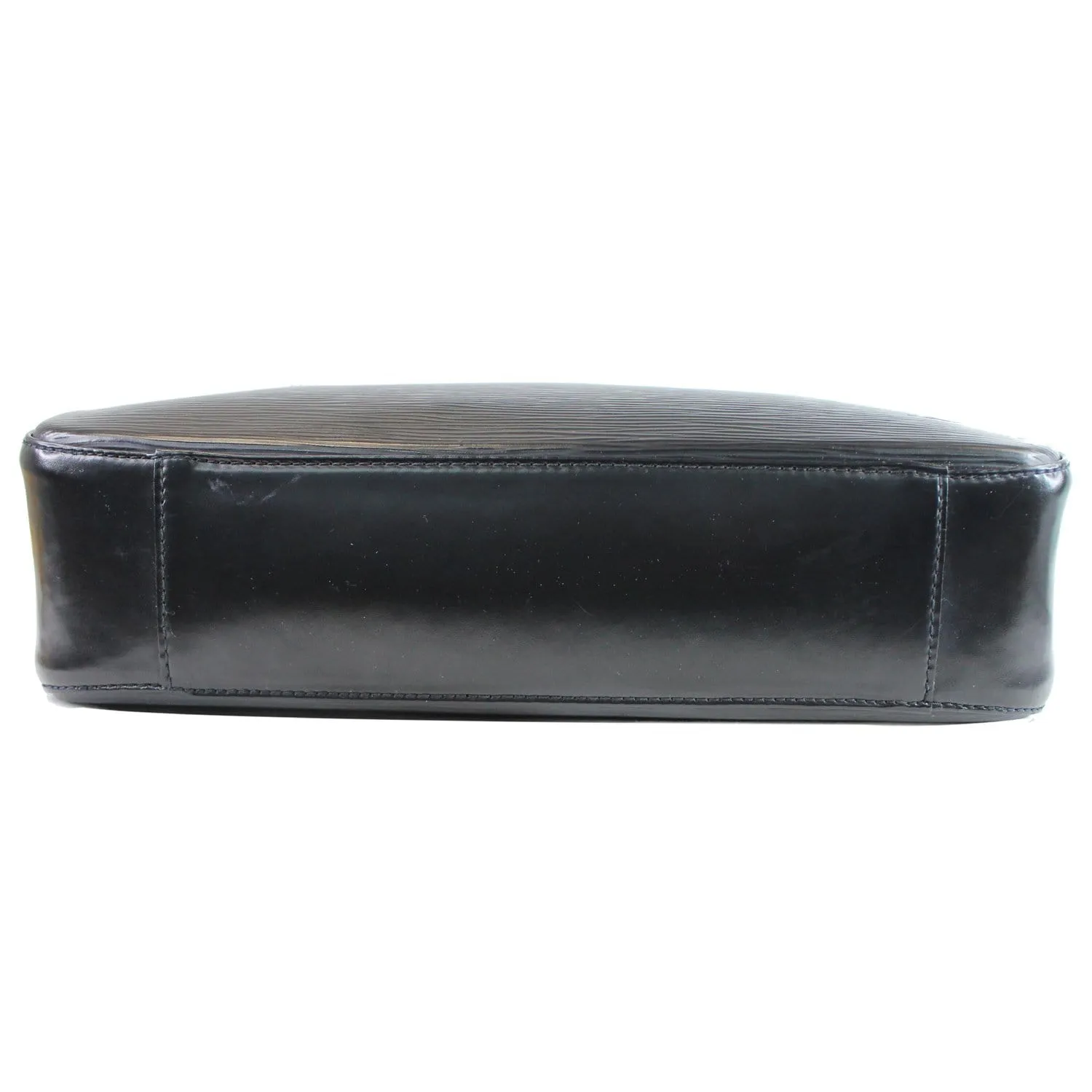 LOUIS VUITTON Voltaire Black Epi Leather Shoulder Bag Black