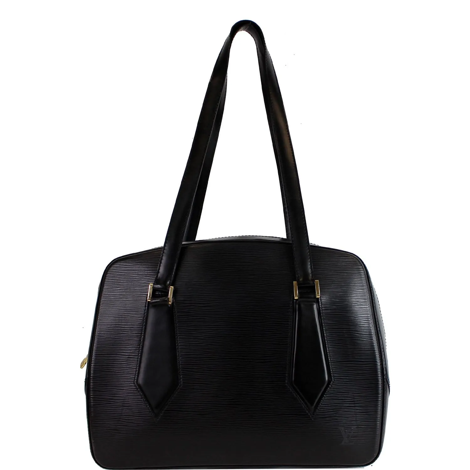 LOUIS VUITTON Voltaire Black Epi Leather Shoulder Bag Black