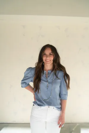 Louisa Top | Blue
