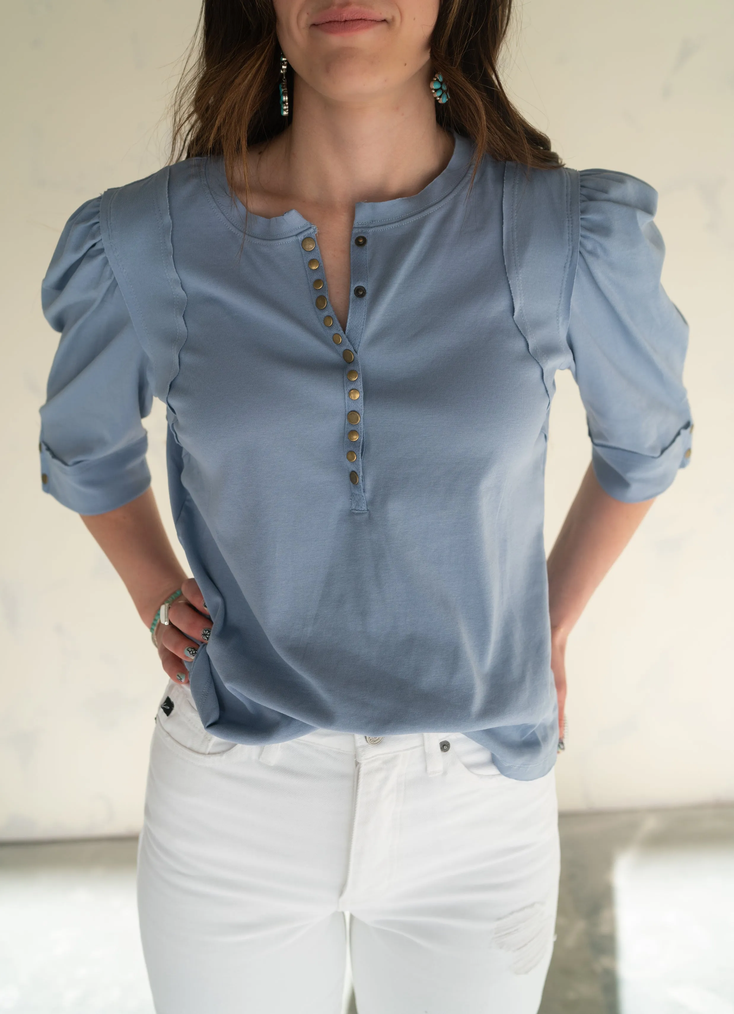 Louisa Top | Blue