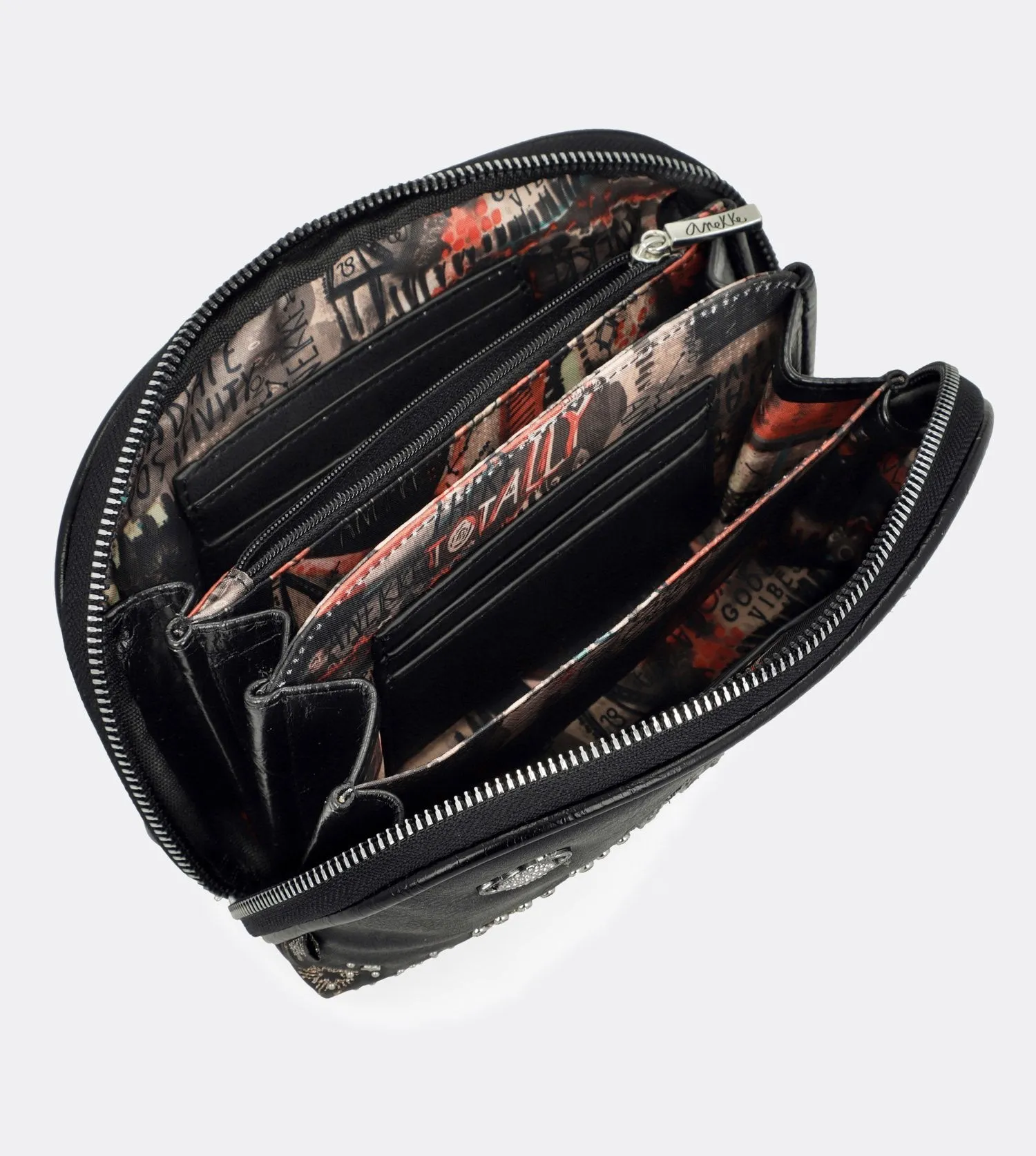 Lovely spirit wallet with a wrist strap