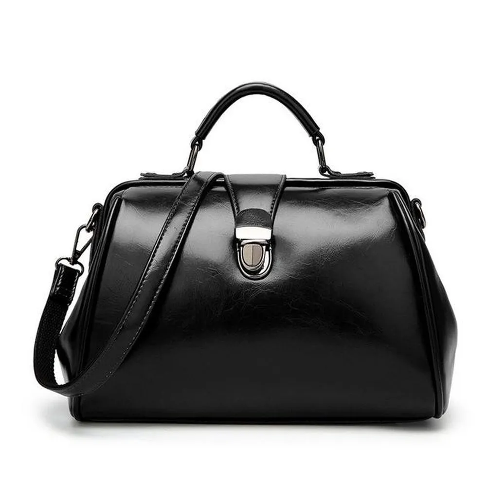 <bold>Top-Handle / Crossbody Bag  <br>Vegan-Leather