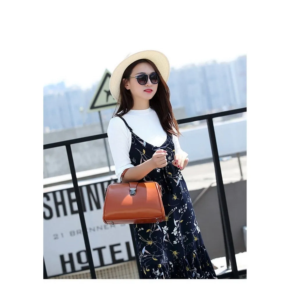 <bold>Top-Handle / Crossbody Bag  <br>Vegan-Leather