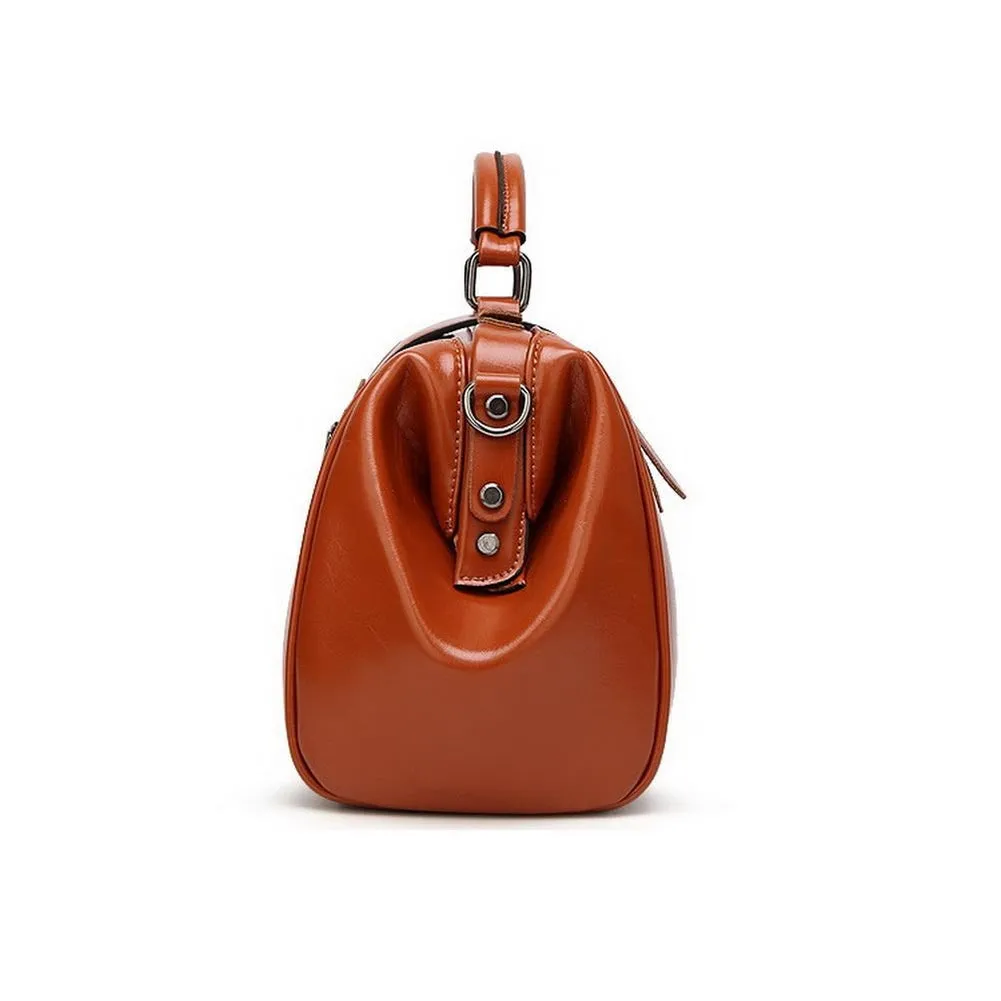 <bold>Top-Handle / Crossbody Bag  <br>Vegan-Leather