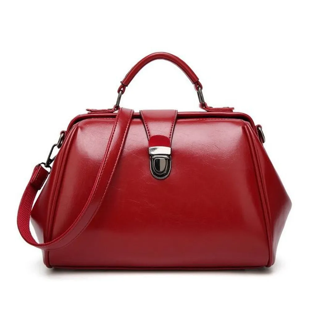 <bold>Top-Handle / Crossbody Bag  <br>Vegan-Leather