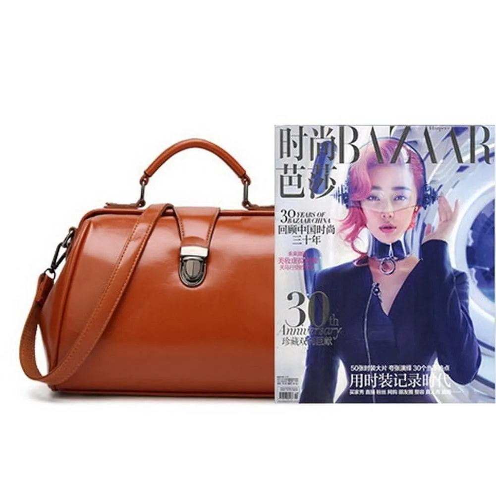 <bold>Top-Handle / Crossbody Bag  <br>Vegan-Leather