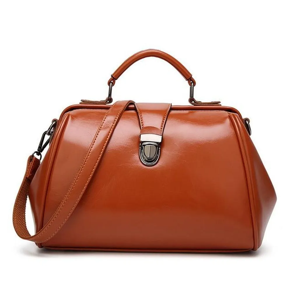 <bold>Top-Handle / Crossbody Bag  <br>Vegan-Leather