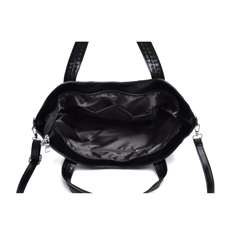 <bold>Tote / Crossbody Bag <br>Genuine-Leather