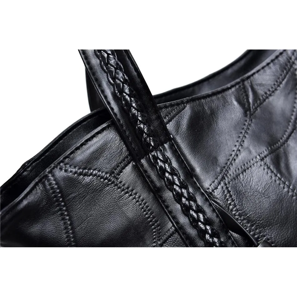 <bold>Tote / Crossbody Bag <br>Genuine-Leather