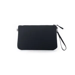 Luxe Clutch with Wristlet: Black