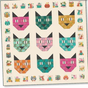 Makower Fabrics | Whiskers Quilt Kit