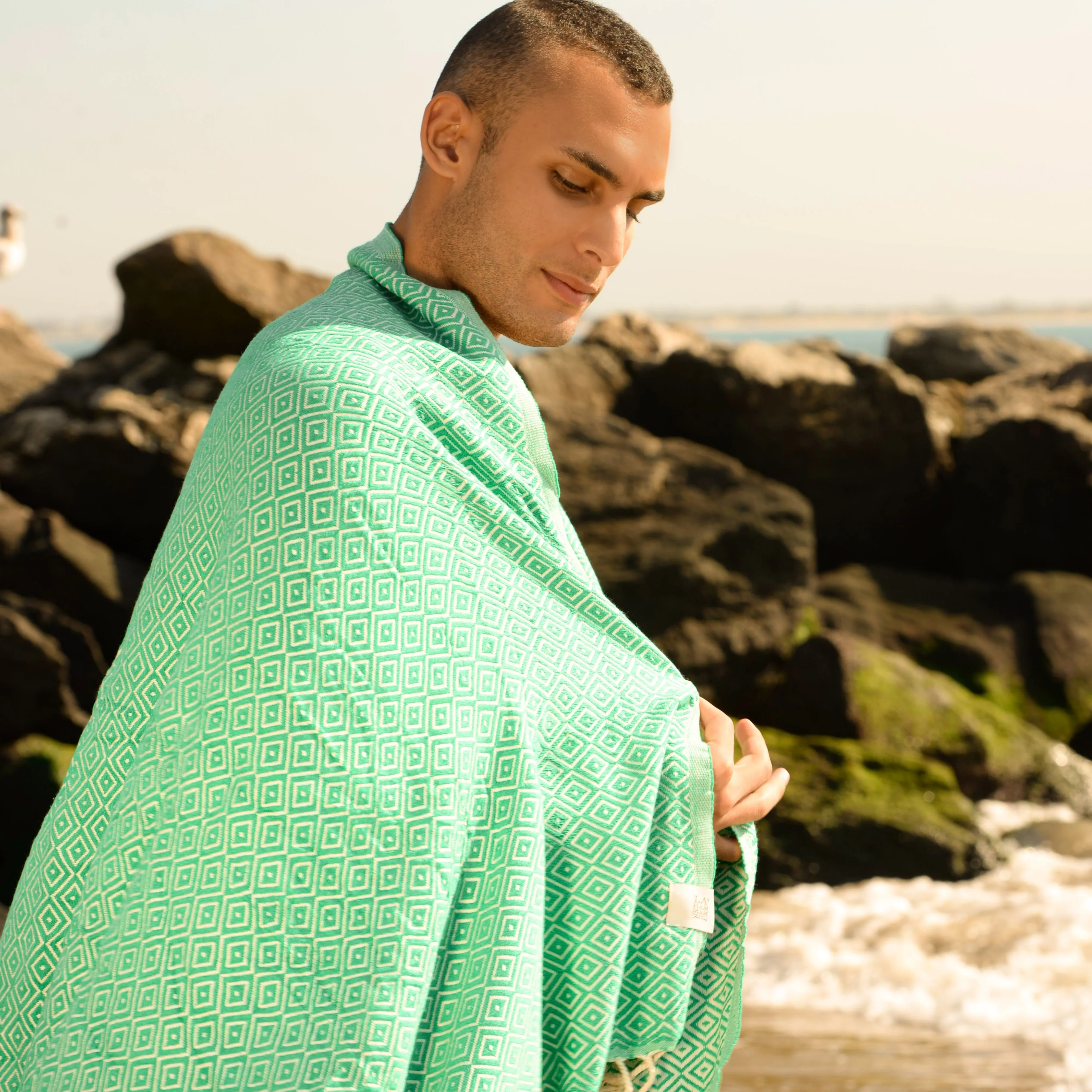 Malta Beach Towel by La'Hammam