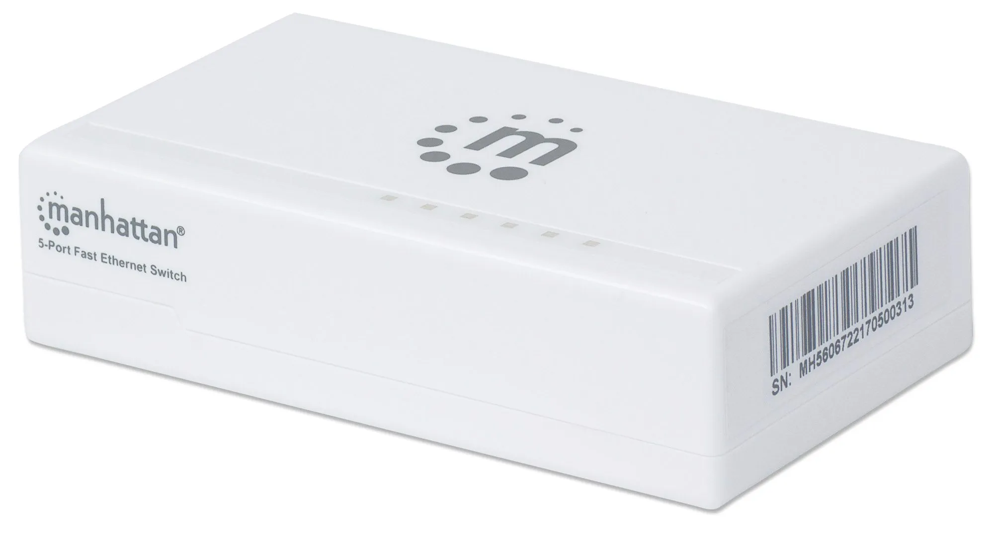 Manhattan 560672 Switch Ethernet 5 Ptos Mh Color Blanco