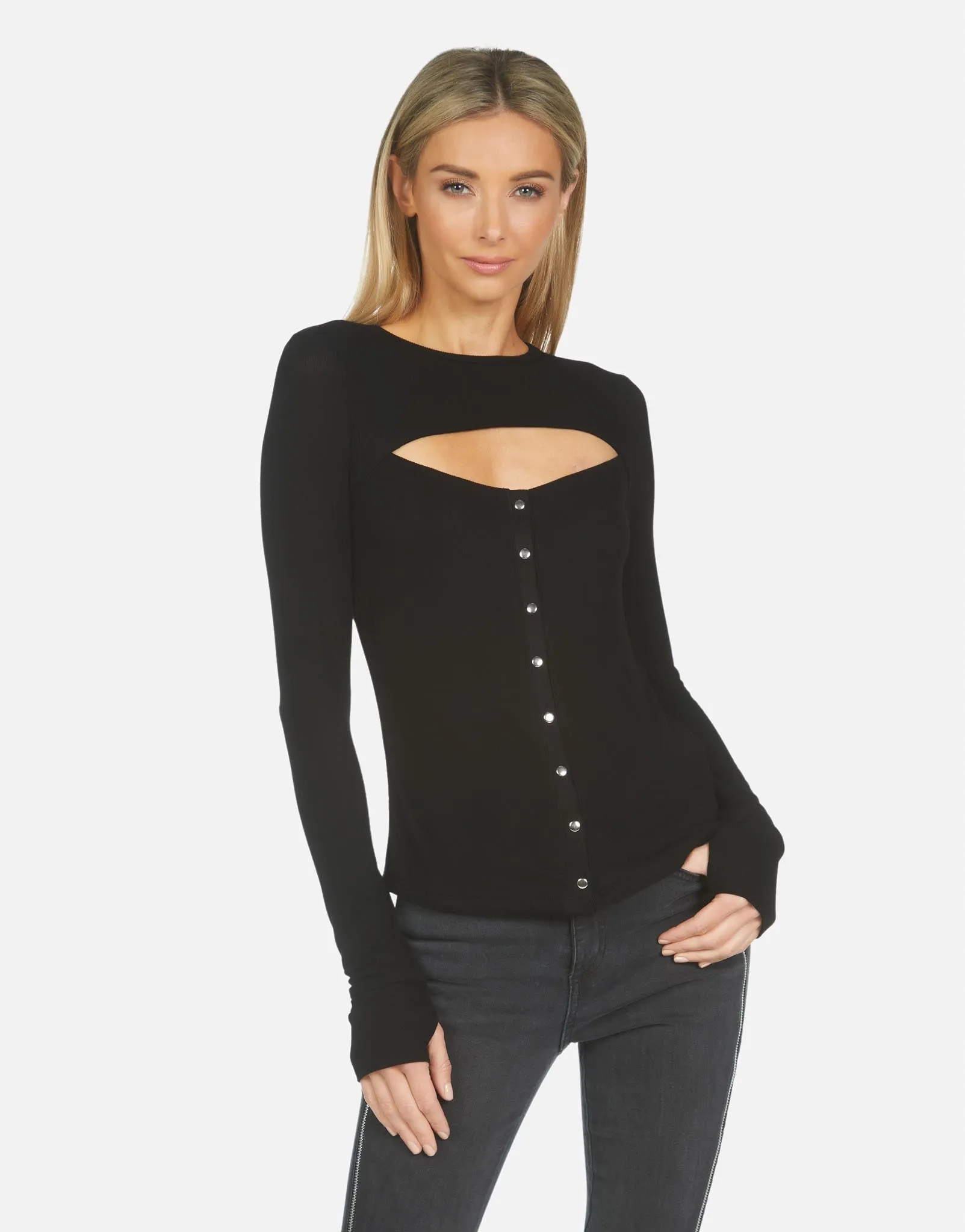 Manolo Snap Top