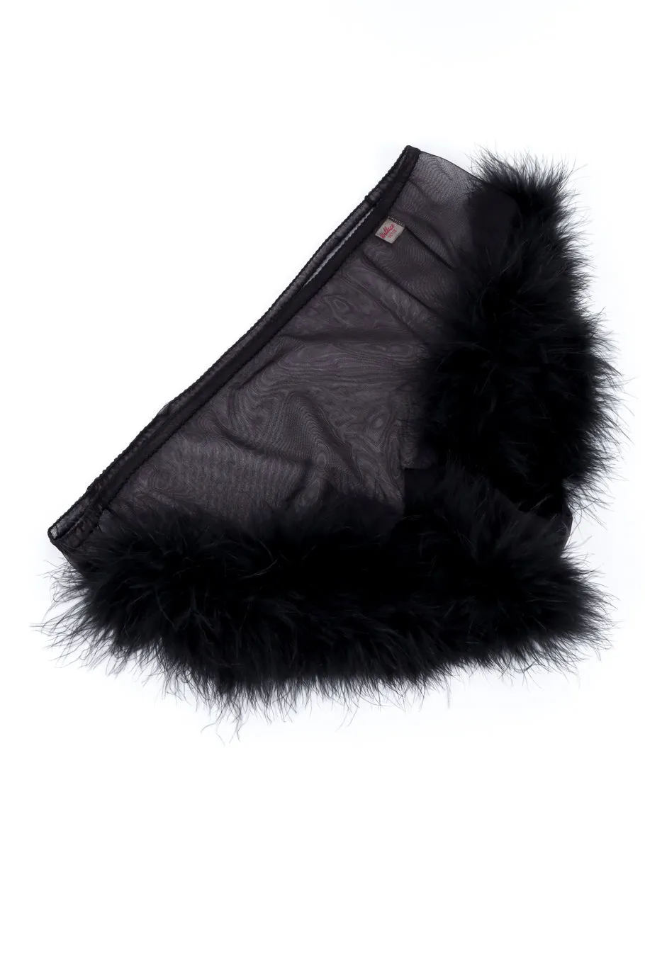 Marabou Trim Top & Short Set
