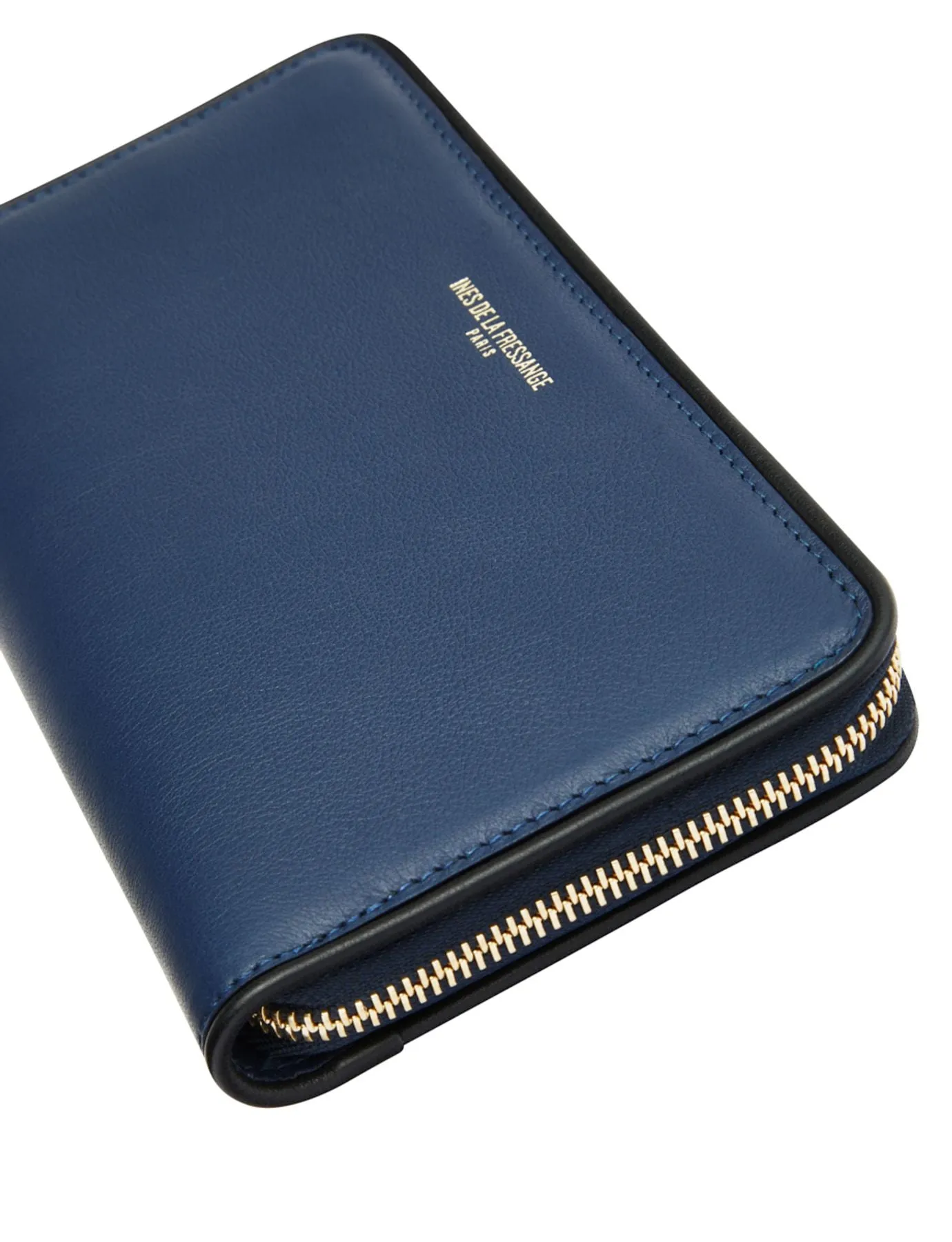 Marcia wallet blue with black border