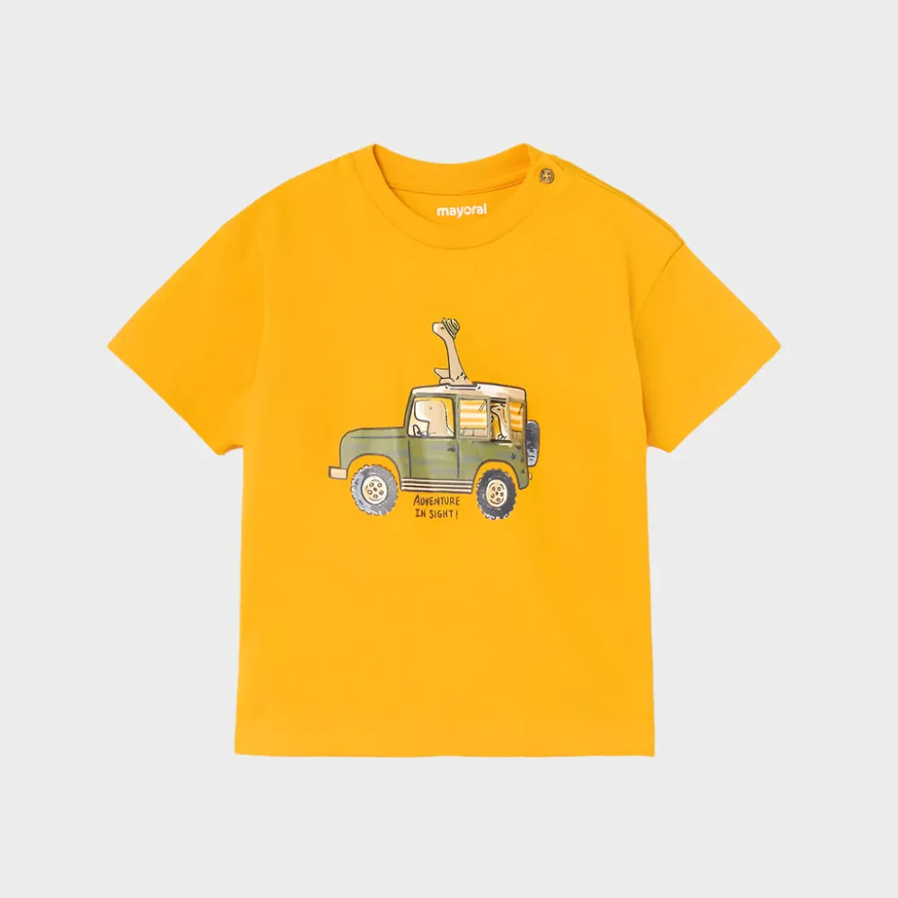 Mayoral Baby Boy Adventure Tee - Amber