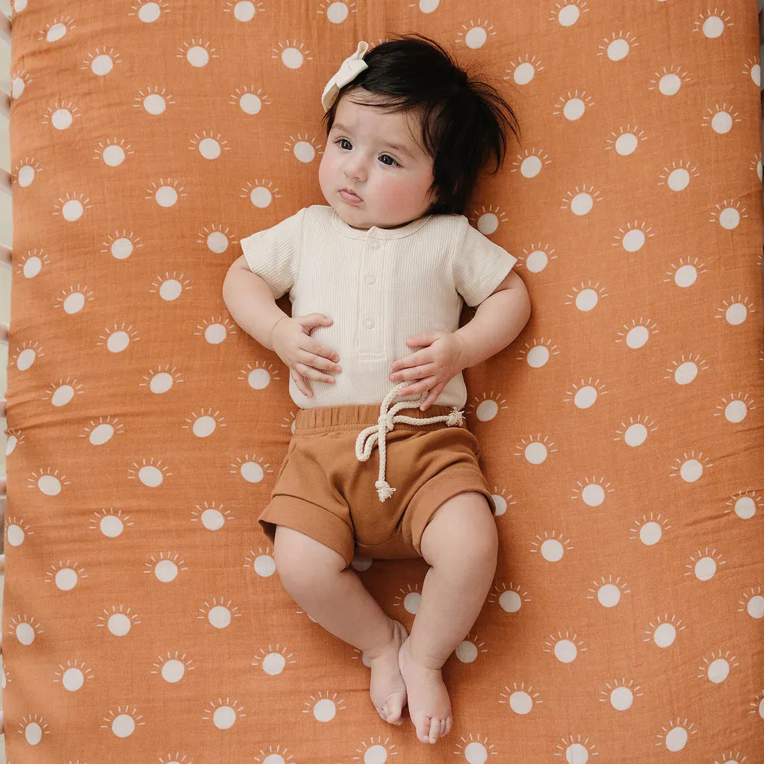 Mebie Baby Ribbed Snap Bodysuit