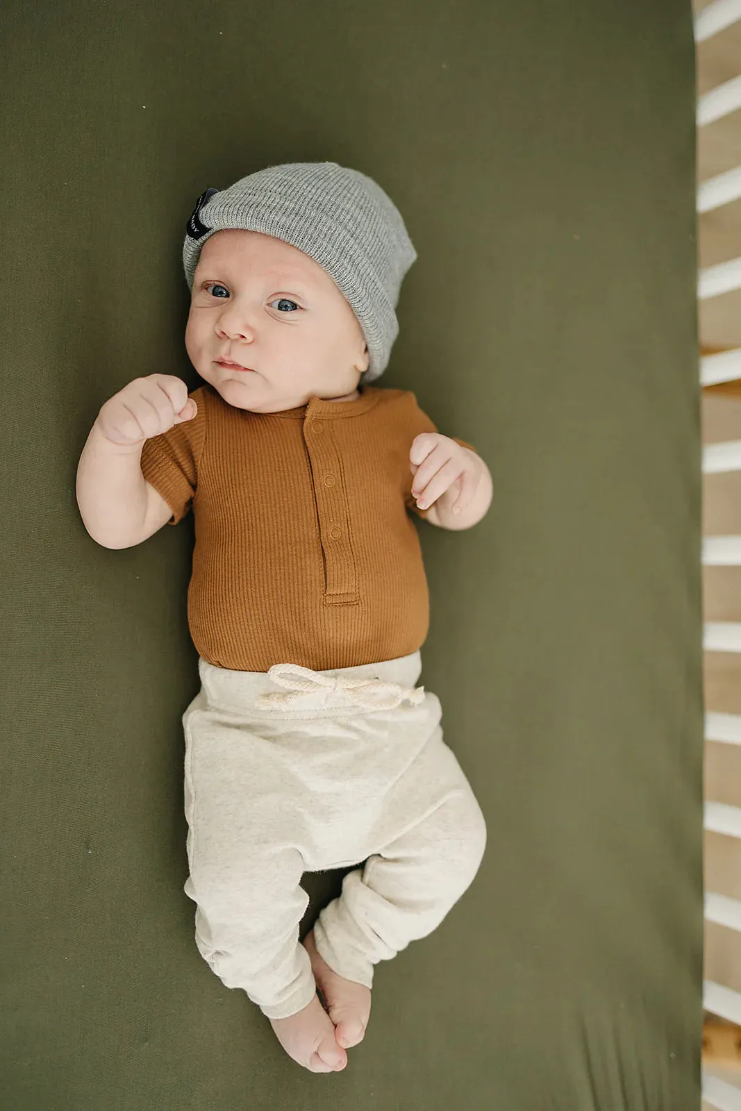 Mebie Baby Ribbed Snap Bodysuit