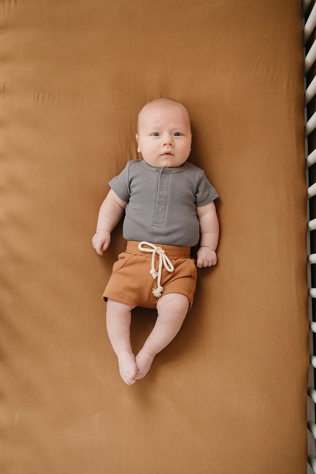 Mebie Baby Ribbed Snap Bodysuit