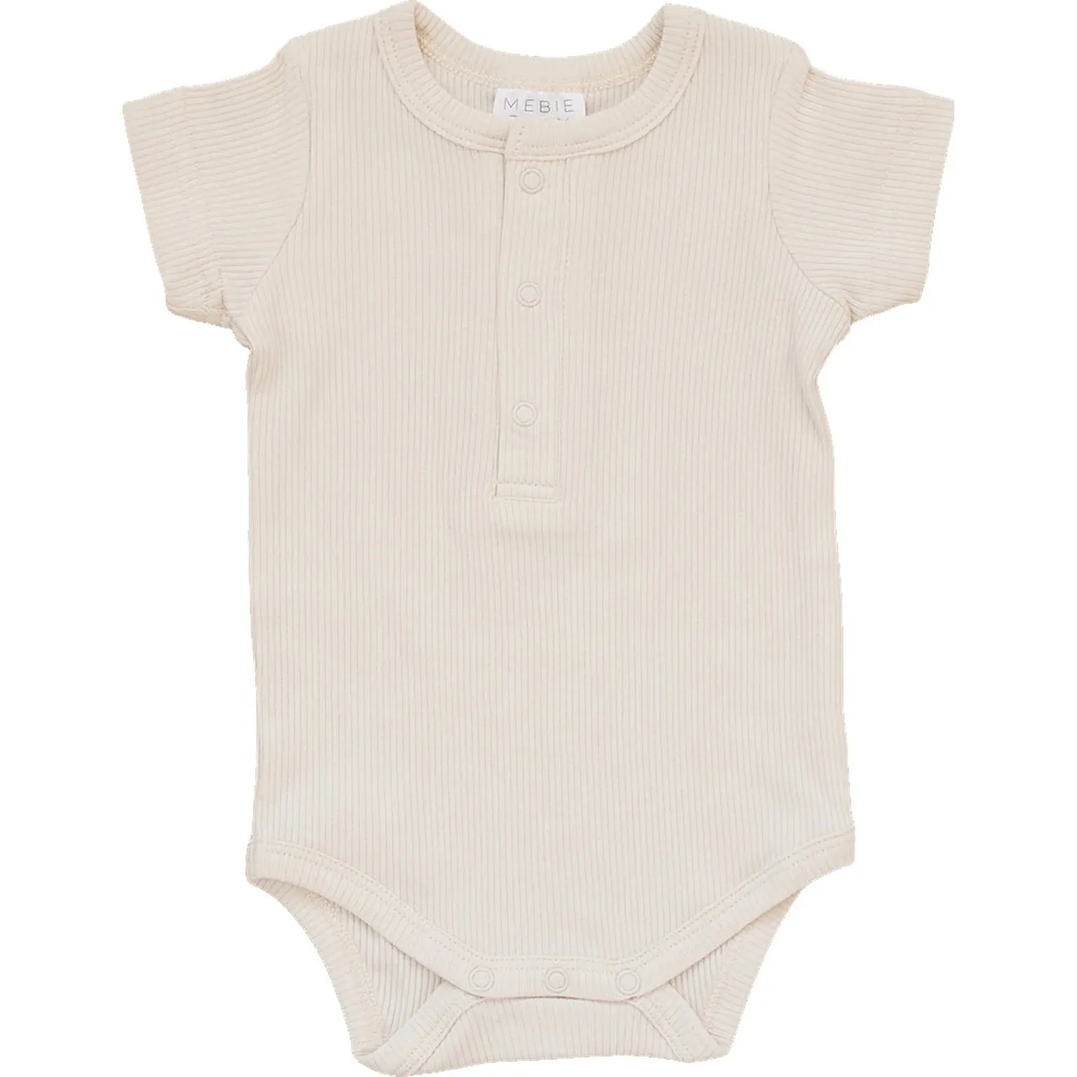 Mebie Baby Ribbed Snap Bodysuit