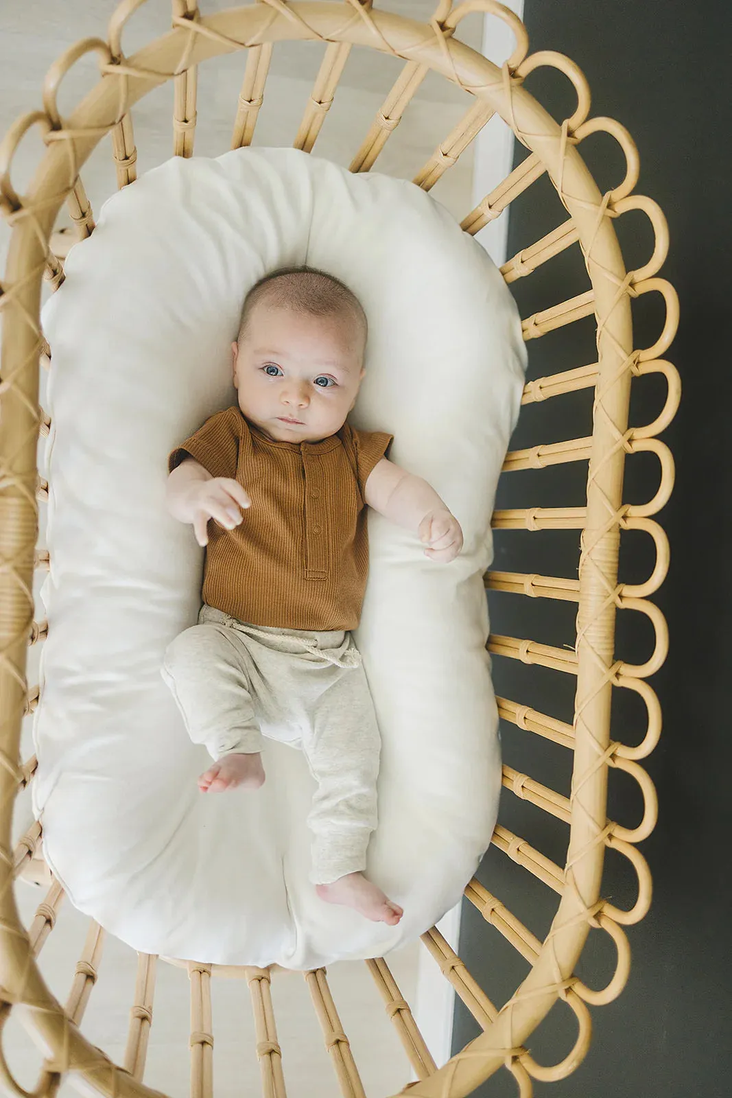 Mebie Baby Ribbed Snap Bodysuit