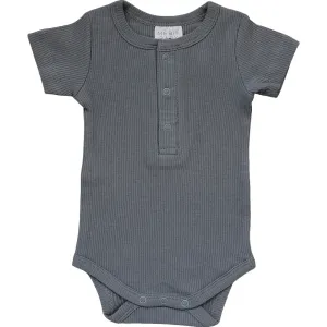 Mebie Baby Ribbed Snap Bodysuit