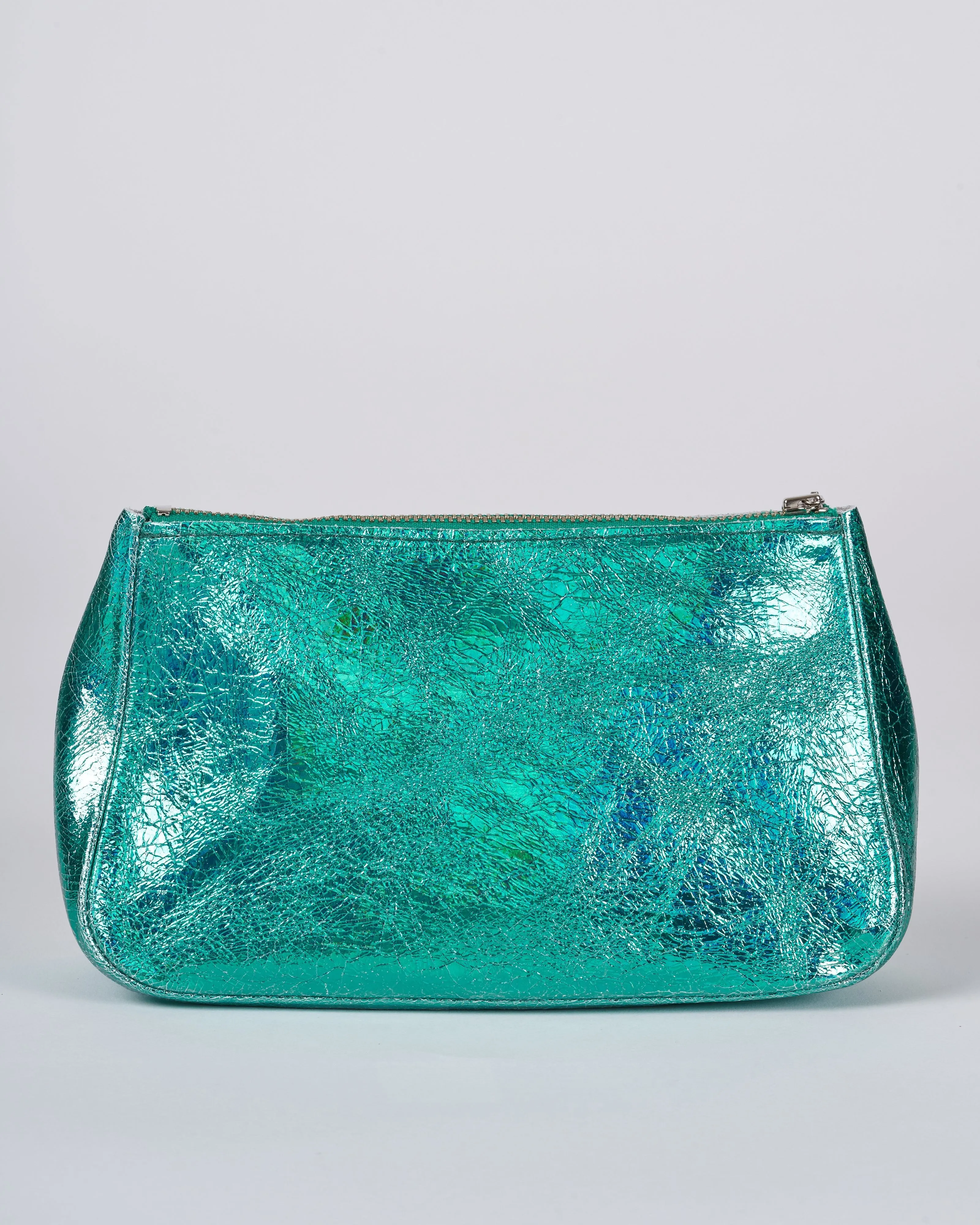medium fatty pouch - hologram jade