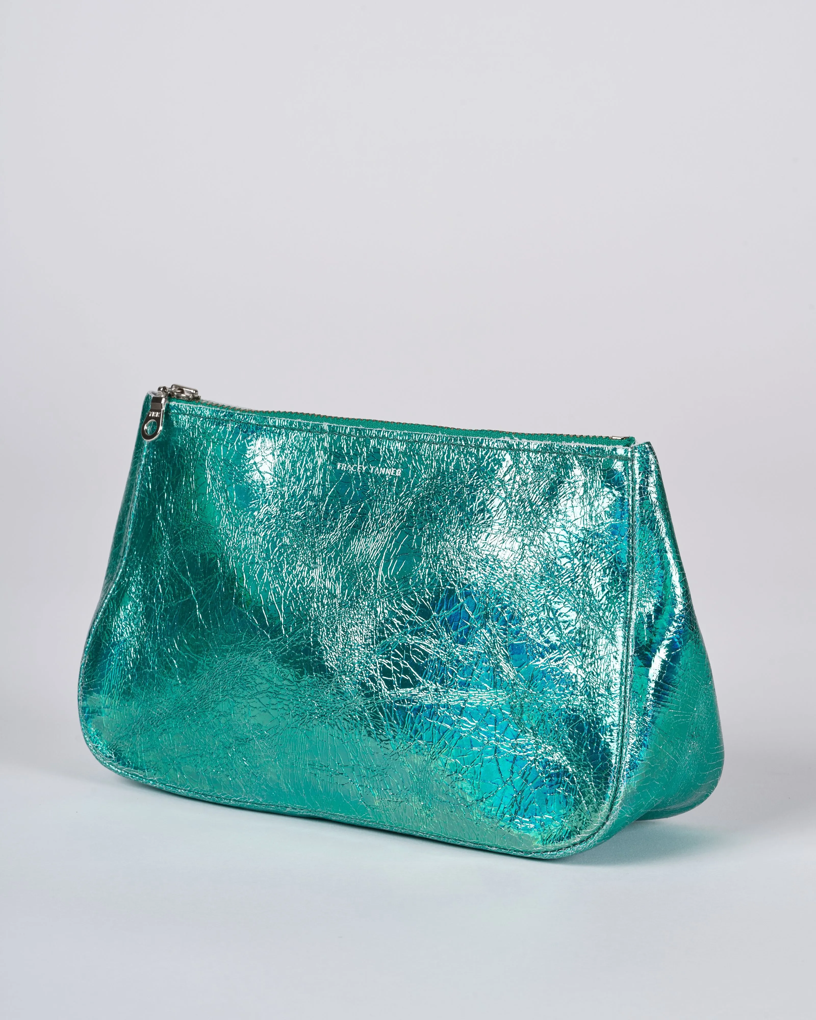 medium fatty pouch - hologram jade