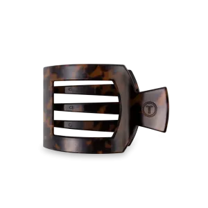 Medium Teleties Flat Square Clip - Tortoise